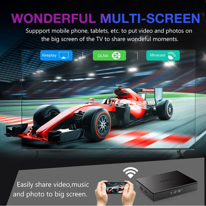 Android TV Box 11.0, Android Box 2024 Amlogic S905W2 Quad-core Android TV Box 4GB RAM 64GB ROM 4K TV Box Android 11 with 2.4G/5G WiFi, BT 5.0, 100M Ethernet Android Smart TV Box