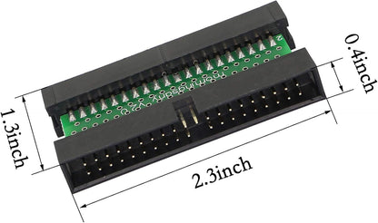 PNGKNYOCN IDE 40 Pin Male to Male Hard Drive Adapter 3.5 Inch Hard Drive Interface IDE Electronic Disk Adapter (Parallel Type)