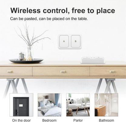 Smart Button, Tuya Smart Scene Switch, Requires Zigbee Connection, Versatile Control Button Switch for Smart Home Devices, Customizable Smart Home Automation