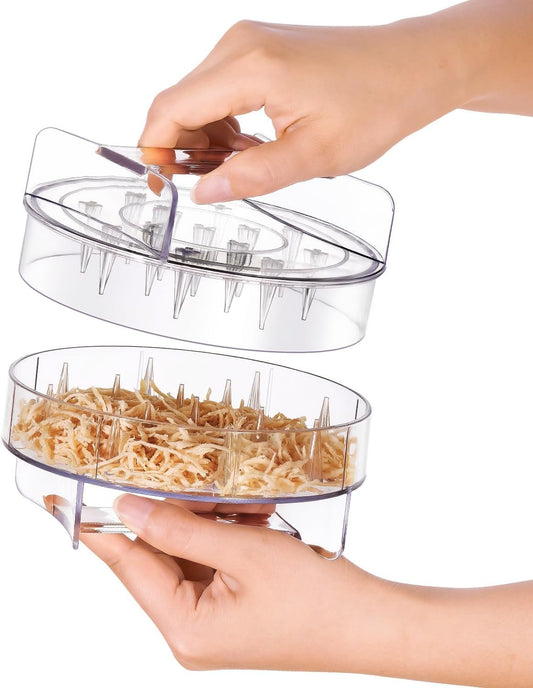 Chicken Shredder - Meat Shredder, Clear Chicken Shredder Tool Twist, Meat Shredder Tool Twist, Chicken Breast Food Shredded Tool Twist Grinder Machine for Dog and Cat Food Meal Prep