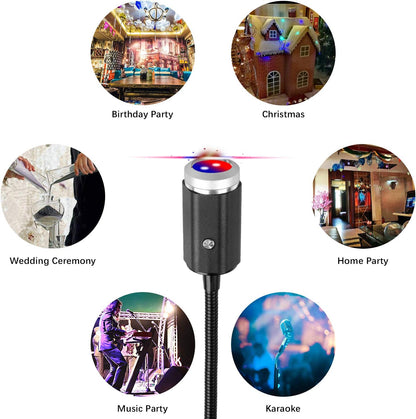 USB Night Light, Aevdor Adjustable Romantic Star Projector Night Lights, Portable Atmosphere Decorations Lamp for Bedroom, Car, Party, Camping, Walls, Ceiling and More