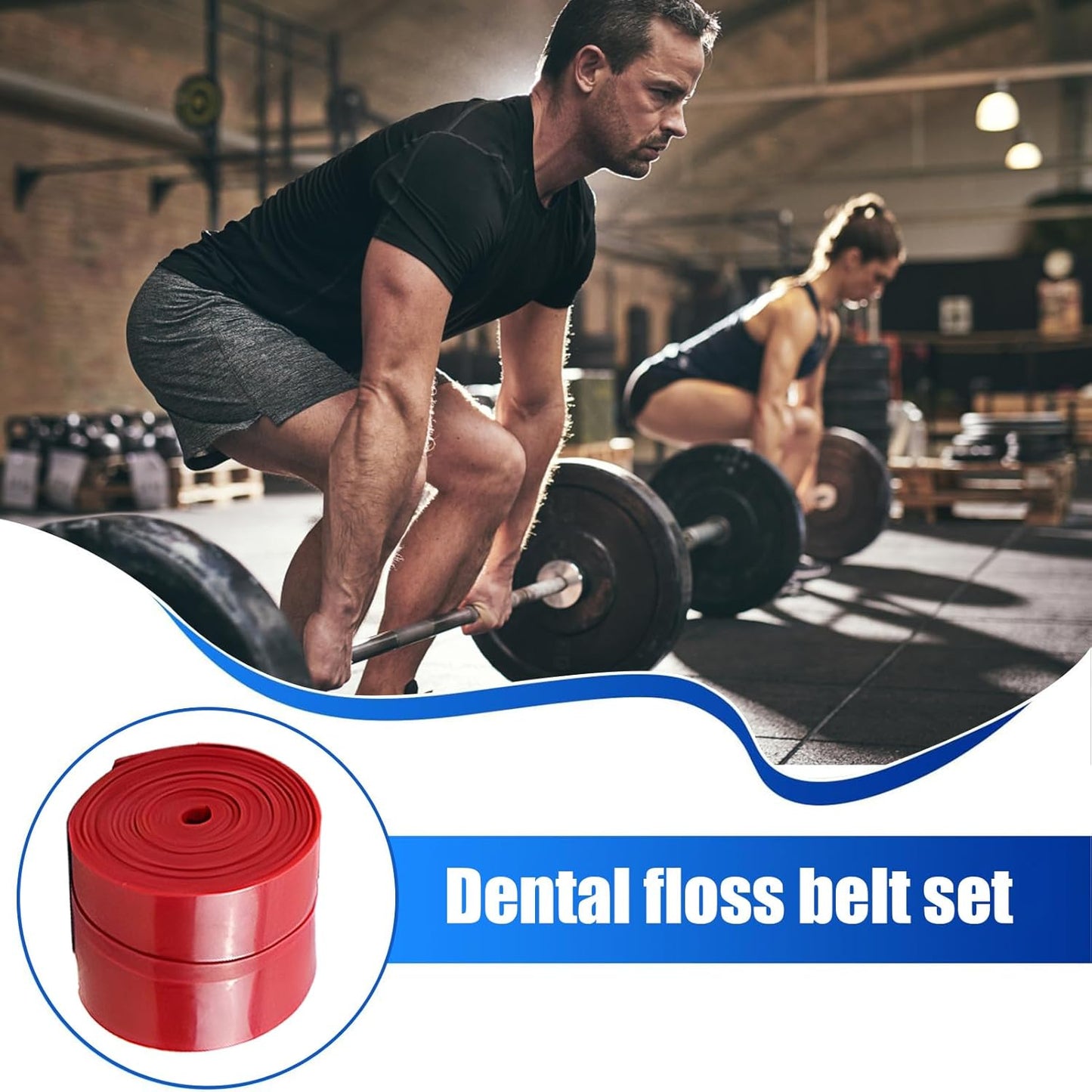 Resistance Bands, Latex Fitness Straps, Waterproof Exercise Gear, Floss Stretch Bands, 81.89x1.97x0.06 Inches, Ideal for Strength Training, Upper Body Workouts, Lower Limbs