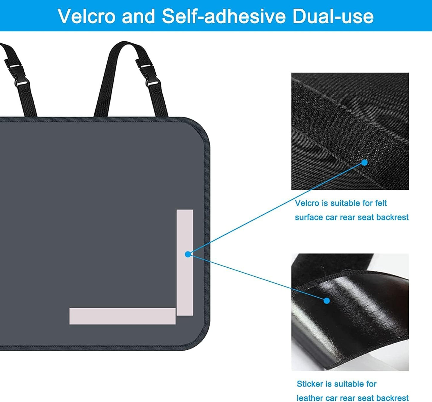 Car Trunk Organizer, Backseat Hanging Organizer with 9 Large Storage Bag -Trunk Organizer for SUV,Truck,Van-Free Your Trunk Space (9bag)