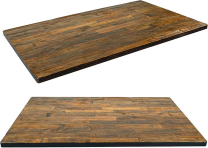C-Mall Real Wood Reclaimed Elm Table Top (60x30)-L8