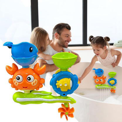 Suction Bath Toys, Shower Water Play Set, Fun Interactive Design, Strong Suction Attachment, Bathroom Entertainment, Ideal for Kids, Bathtub, Beach, Swimming, Travel, Daily Use