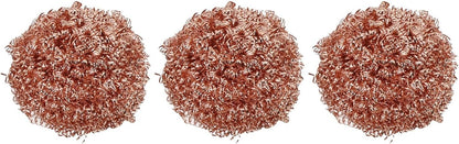 Cleaning Essentials - Confezione da 3 palline di spugna ramate per un'efficace manutenzione della punta del ferro