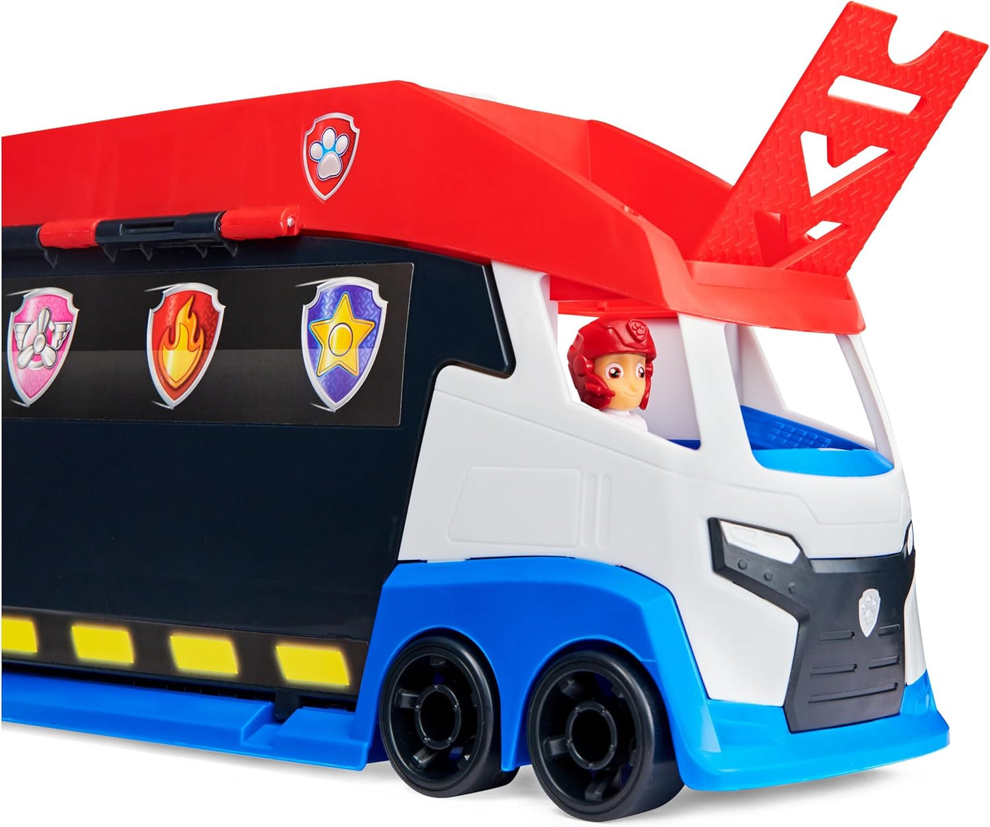 PAW Patrol, Transforming PAW Patroller with Dual Vehicle Launchers, Ryder Action Figure and ATV Toy Car, Kids Toys for Ages 3 and up