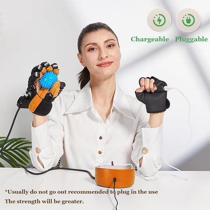 XGXHIN Robot Gloves for Rehabilitation, Pneumatic Function Machinery for Home, Arthritis Stroke Hemiplegia Exercise Equipment for Patient Recovery