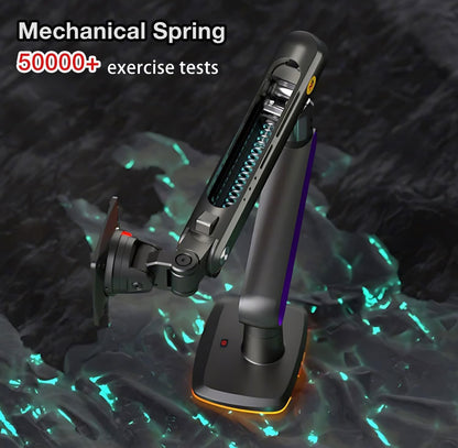 NB ERGONOMIC RGB Gaming Monitor-arm for Flat/Ultrawide/Curved Monitors 32 to 60 inch, Heavy Duty Stand Load up to 20 kg, VESA 75/100 mm Monitor-Mount G70-New