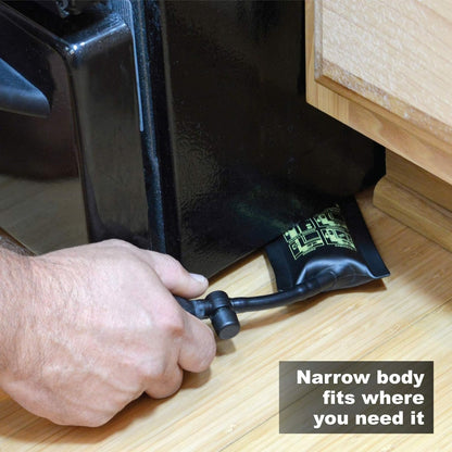Calculated Industries 1180 Airshim Slim Inflatable Elevator Door Safety Wedge & Pry bar & Leveling Tool For Installers, Mechanics & Inspectors | 150 Lb Rating