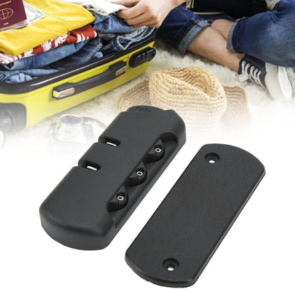 Luggage Password Lock,High Security 3 Digit Password Frosted Texture Replacement Luggage Lock for Suitcases Tool Boxes