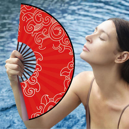 Setauoo Foldable Hand Fan | Cosplay Props Clack Fan - Carnival Cosplay Props Decoration for Dancing, Portable Hot Weather Cooling Tools