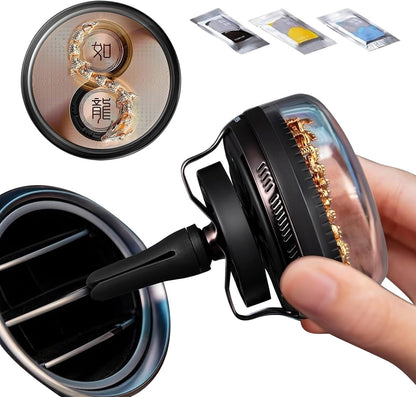 Air Freshener for Car | Wind Power Aromatherapy | Dynamic Dragon Rotating Aromatherapy Decoration for Home Room Kitchen Bedroom