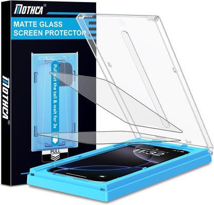 Mothca 2 Pack Matte Glass Screen Protector for iPhone 16 Pro Max, Anti-Glare & Anti-Fingerprint Tempered Glass Film, Case Friendly, Bubble Free -Smooth as Silk, 6.9 inch