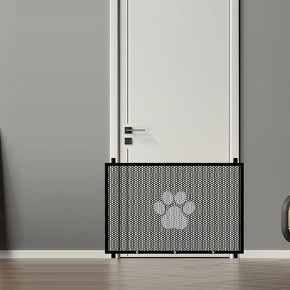 Mesh Pet Gate, Retractable Stair Barrier, Breathable Safety Fence, Detachable Lightweight Frame, Home Divider Tool, Ideal for Indoor, Outdoor, Patio, Porch, Stairway Use