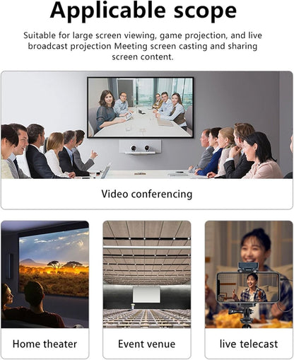 Transmitters Receiver 100ft Ranges 4K Decoding 1080P Output for Streaming Video