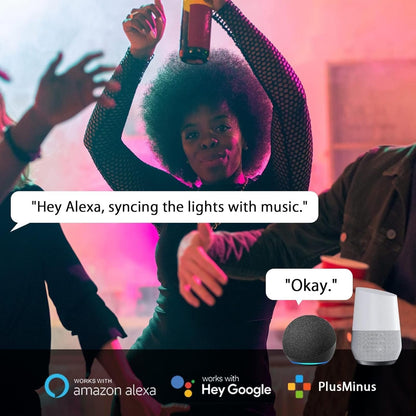 LUMIMAN Smart Light Bulb, Color Changing Smart Bulb Works with Alexa Google Home Smart Life App, RGB 16 Million Music Sync,2700K-6500K 800LM 60W Eqv., No Hub Required, 4 Pack