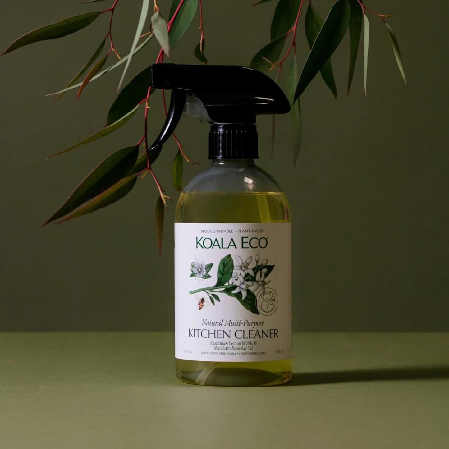 Koala Eco All Natural Lemon Myrtle and Mandarin Multi-Purpose Kitchen Cleaner, 500 ml