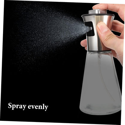CONGARTENO Stainless Steel Oil Sprayer Bottle Food Grade Spray Bottle for Oil Soy Sauce Vinegar Ergonomic