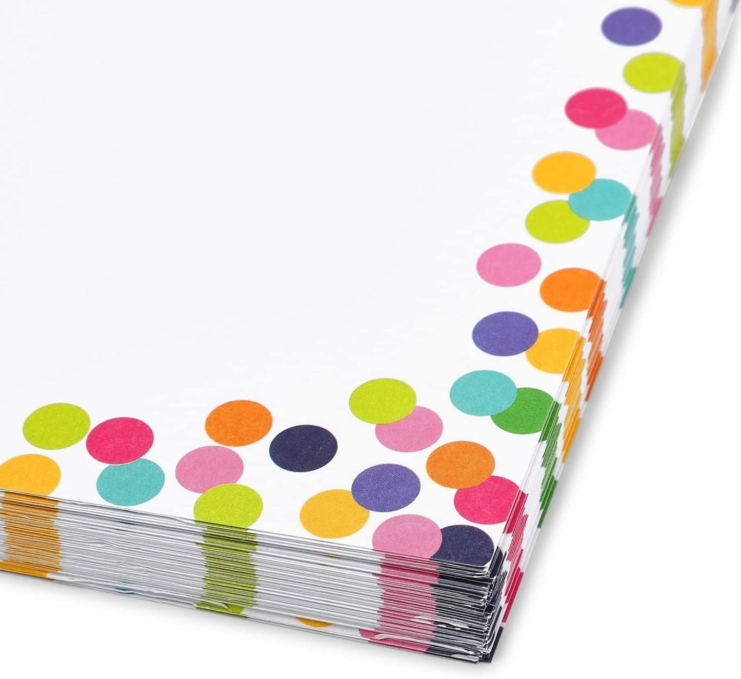Confetti Stationery Paper (8.5 x 11 Inches, 96 Sheets)
