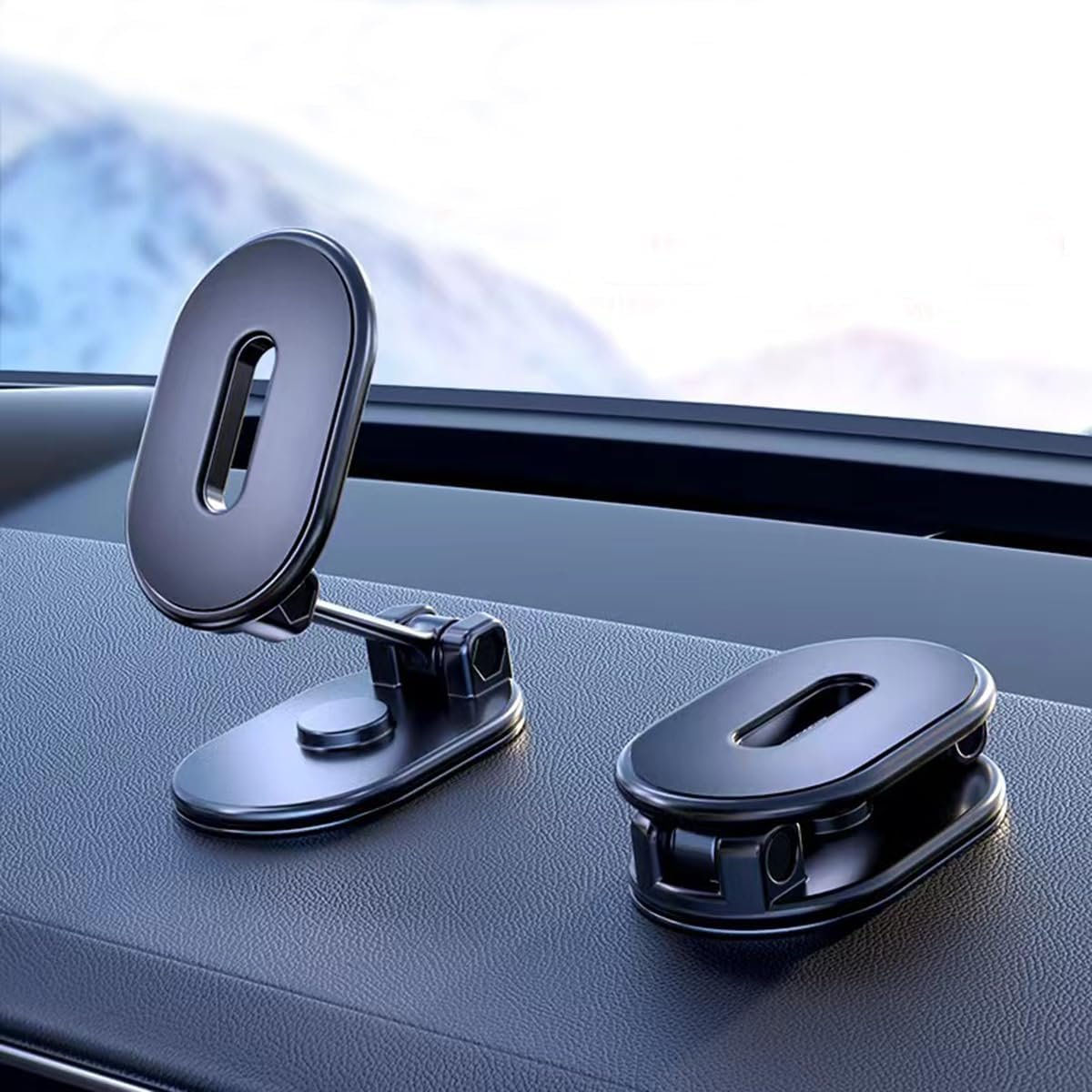 LDJYEONS Car Phone Holder, Magnetic Phone Holder for Car, Universal Car Cradle, Suitable for iPhone Android and Smartphone