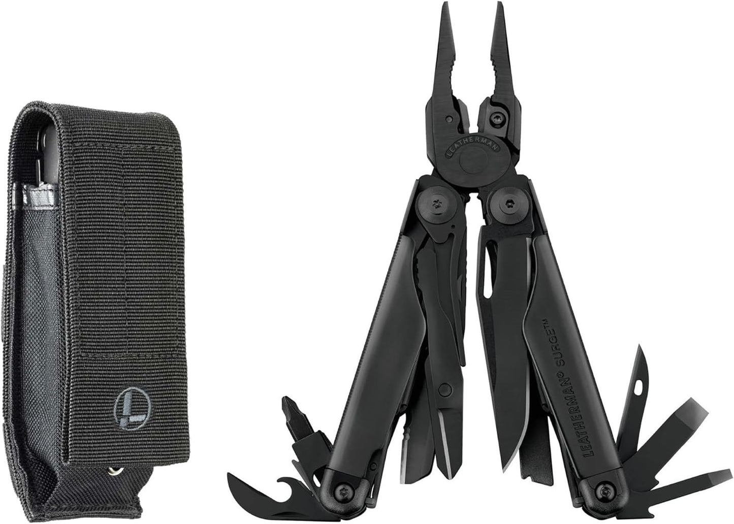 LEATHERMAN, Surge, 21-in-1 Heavy-Duty Multi-tool for Work, Home, Garden, DIY & Auto, Black with MOLLE Sheath