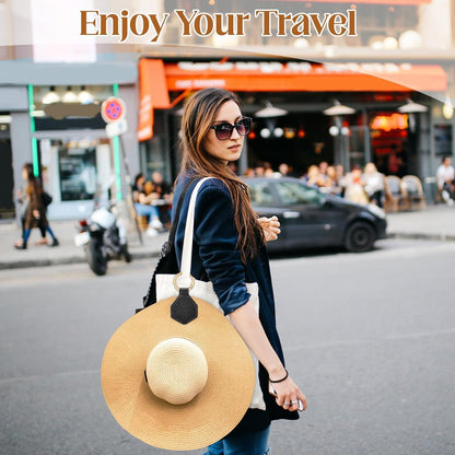 Silimore Travel Hat Clip, Magnetic Hat Clip on Bag Luggage for Women Suitcase Holder for Purse Hand Free Travel Accessory