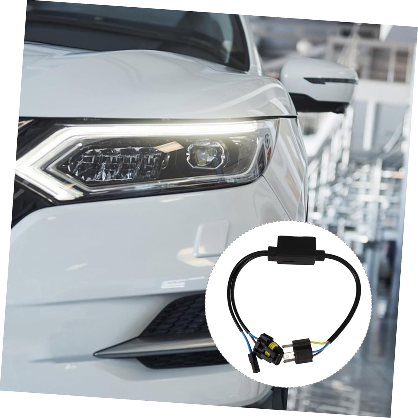 VALICLUD Cablaggio per Luci Auto Plug And Play Installazione Facile Compatibile con Vari Cablaggio e Pratico per Faro Riduzione Energetici Upgrade Veloce