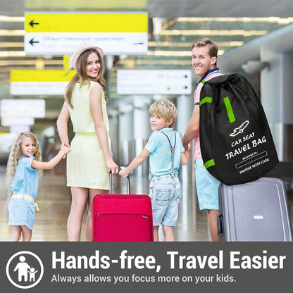 Car Seat Bags for Air Travel - Durable Baby Carseat Cover for Airplane Travel - Padded Car Seat Travel Bag for Airplane & Stroller Bag for Airplane, Gate Check Bag for Air Travel
