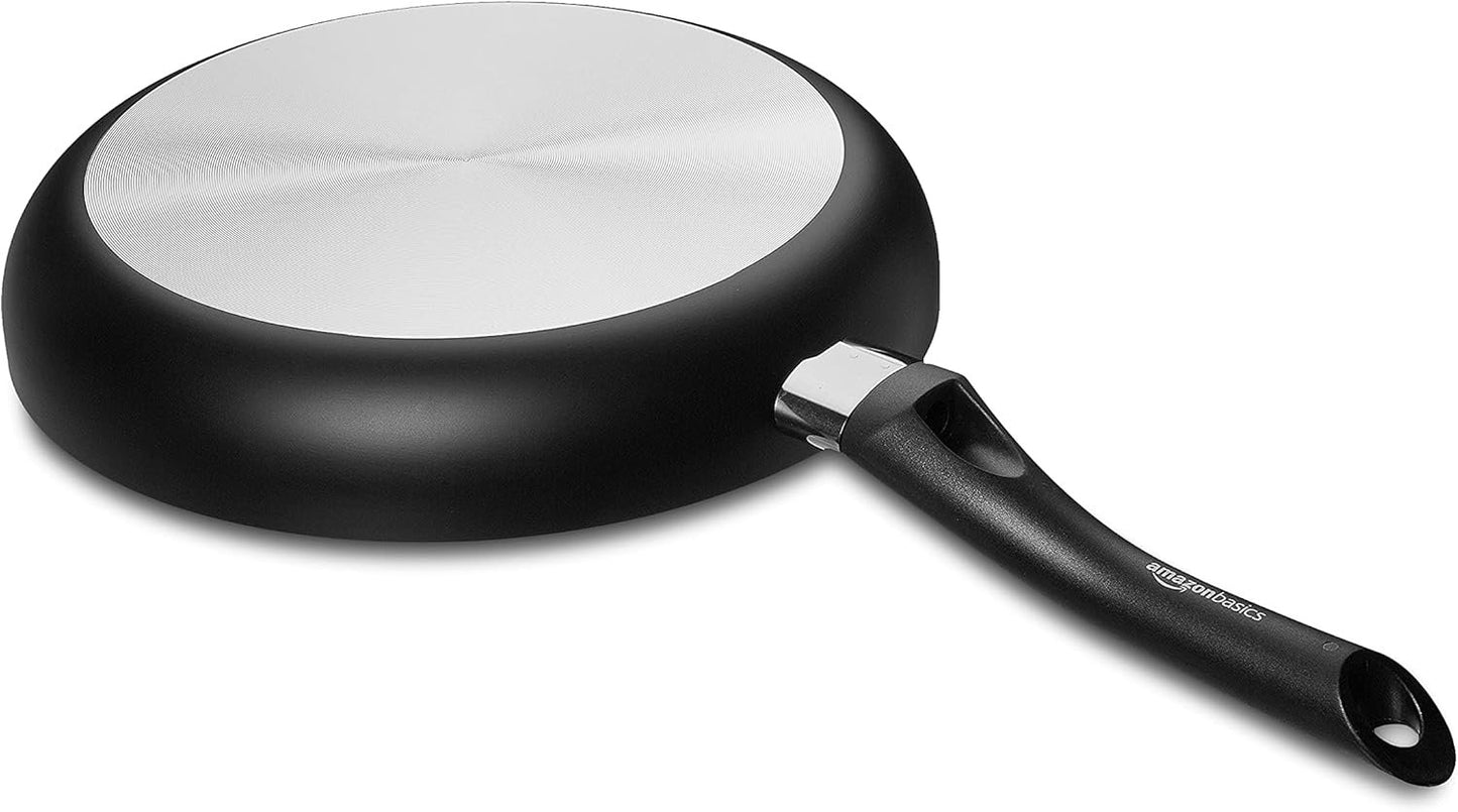 Amazon Basics 15-Piece Non-Stick Kitchen Cookware Set + 6-Piece Nonstick Bakeware Set