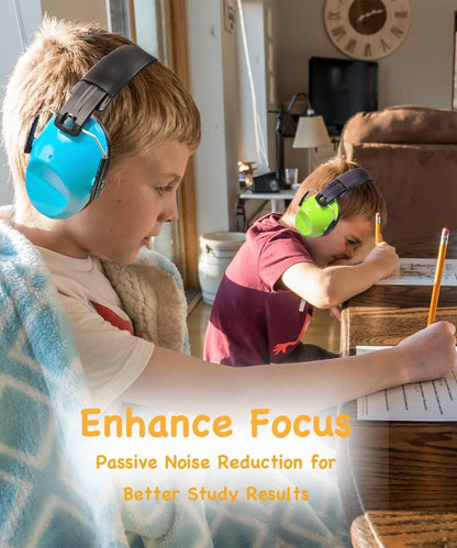 2 Pack Noise Canceling Headphones for Kids, Kids Ear Protection Earmuffs for Autism, Toddler, Children, Noise Cancelling Sound Proof Earmuffs/Headphones for Concerts, Air Shows, Fireworks
