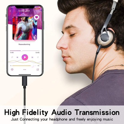 (Apple MFi Certified) AUX Cord for iPhone,Lightning to 3.5mm AUX Audio for Car Stereo Headphone Jack Cable Adapter Compatible for iPhone 14/13/12/11/XR/X/8/7/Speaker/Home Stereo/Headset/All iOS-3.3ft