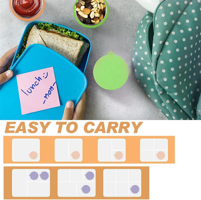 Salad Dressing Container 4Pcs Reusable Ketchup Box To Go Stainless Steel Sauce Pots Leakproof Storage Containers with Lids for Lunch Boxes Sauce Dips