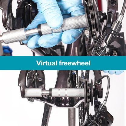 Cycle Chain Keeper, Portable Heavy Duty Retainer Tensioner, Virtual Flywheel Chain Washer Tool, Frame Protector for Cleaning, Transporting, Lubing, Storing Bicycles, 6.3x2.24 inch