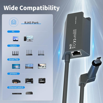 Starlink Ethernet Adapter for Starlink Standard Actuated Gen 2 Wired External Network
