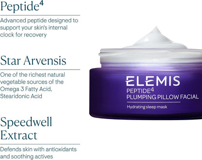 Elemis Peptide4 Plumping Pillow Facial by Elemis for Unisex - 1.7 oz Mask, 50.28 millilitre