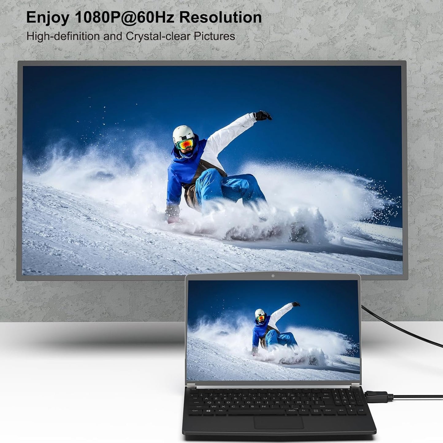 BENFEI DisplayPort to VGA 6 Feet Cable, Uni-Directional DP DisplayPort Computer to VGA Monitor Cable Male to Male Gold-Plated Cord Compatible with Lenovo, Dell, HP, ASUS and Other Brand