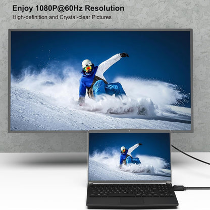 BENFEI DisplayPort to VGA 6 Feet Cable, Uni-Directional DP DisplayPort Computer to VGA Monitor Cable Male to Male Gold-Plated Cord Compatible with Lenovo, Dell, HP, ASUS and Other Brand