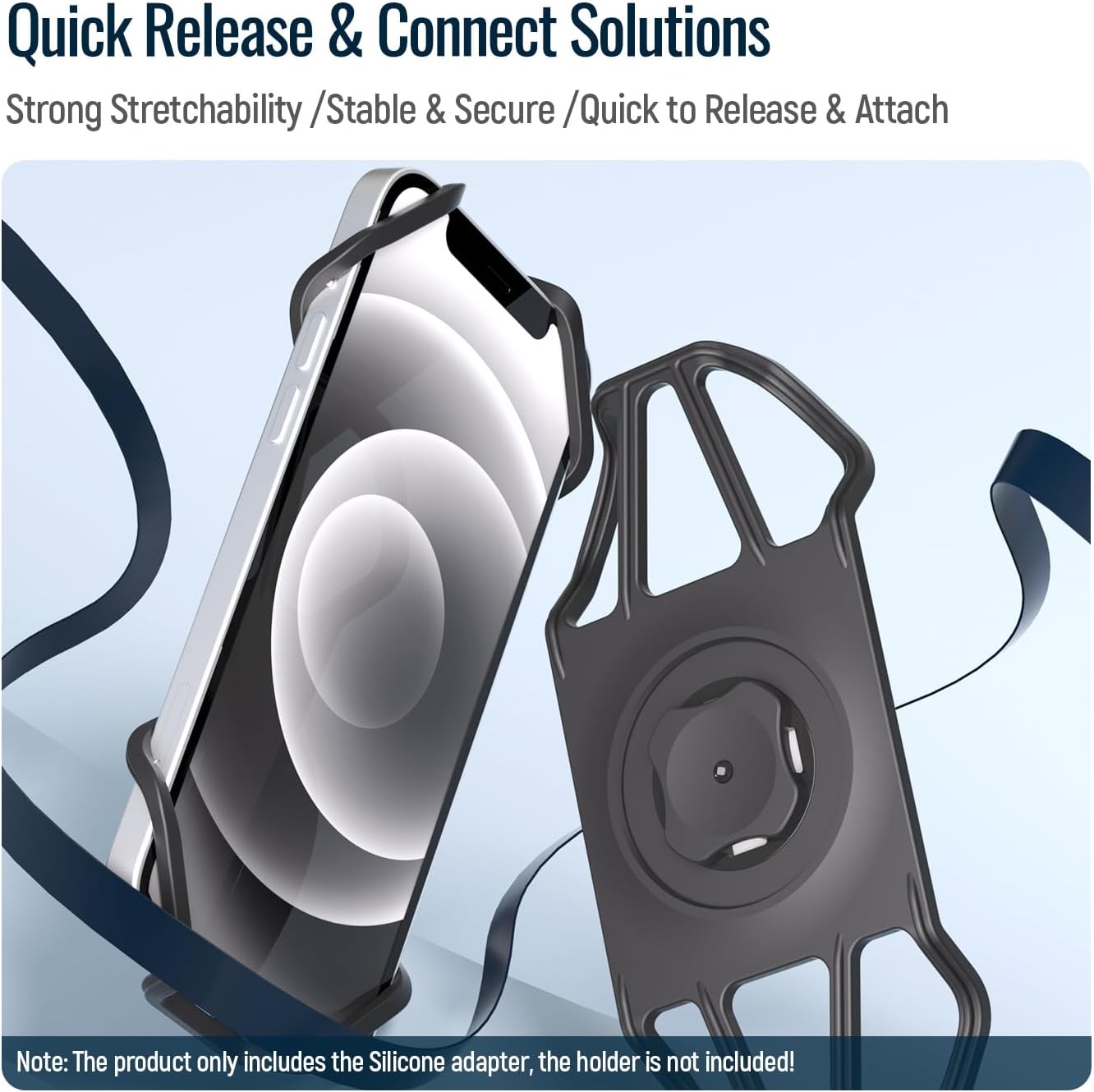 sincetop Universal Phone Silicone Adapter for C Series [1st Generation/2nd Generation] Holders