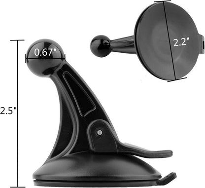 TraderPlus 2Pcs GPS Windshield Mount Holder for Garmin Nuvi Suction Cup Car Windscreen