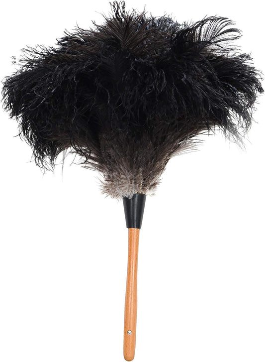 ROYAL DUSTER Black Ostrich Feather Duster (14")