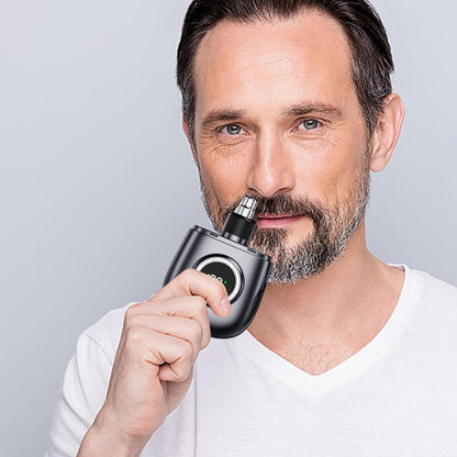 Men's Nose Hair Trimmer, Rechargeable Nasal Cutter, Compact Hair Removal Tool, Convenient Trimming Tools for Home Use and Travel-Friendly Grooming, 1.89 x 0.83 x 2.91 Inches
