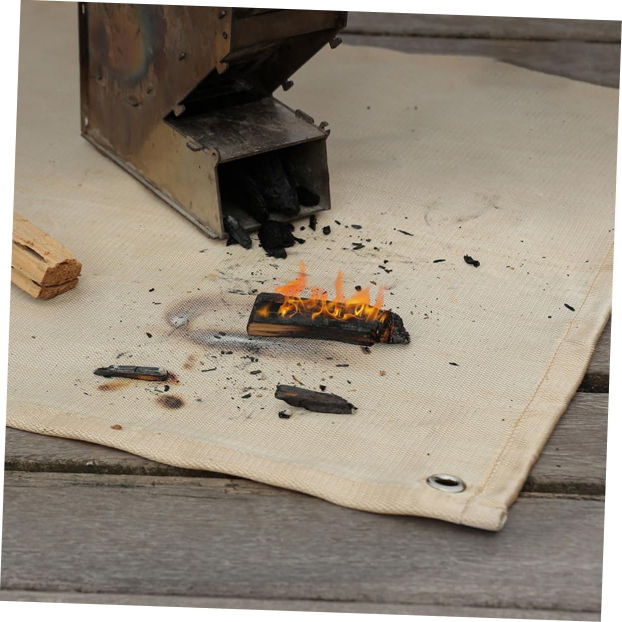 jojofuny Fire Mat Home Emergency Thermal Blankets Plush Tarp Waterproof Sofa Comforter Fire Safety Blanket Prepared Fire Blanket Couch Throw Blanket Electric Blanket Tent Fiberglass Cloth