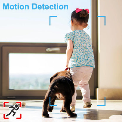64GB Home Security Camera, 1080P Surveillance Camera, Indoor Camera with 10000mAh Battery, Night Vision, Motion Detection
