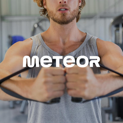 METEOR Heavy-Duty Exercise Handles, Resistance Bands Handles, Cable Machine Attachments for Home Gym, Tricep Rope Replacement, Durable Workout Grips for Pulley Systems