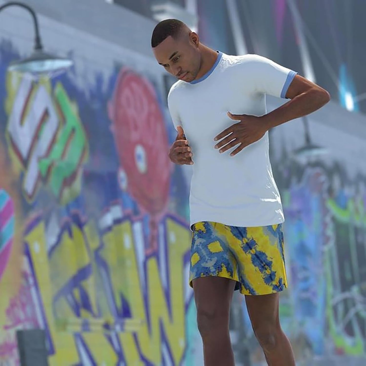 BOOMLEMON Mens Mesh Graphic Print Shorts Casual Workout Cool Shorts Gym Basketball Running Short Pants