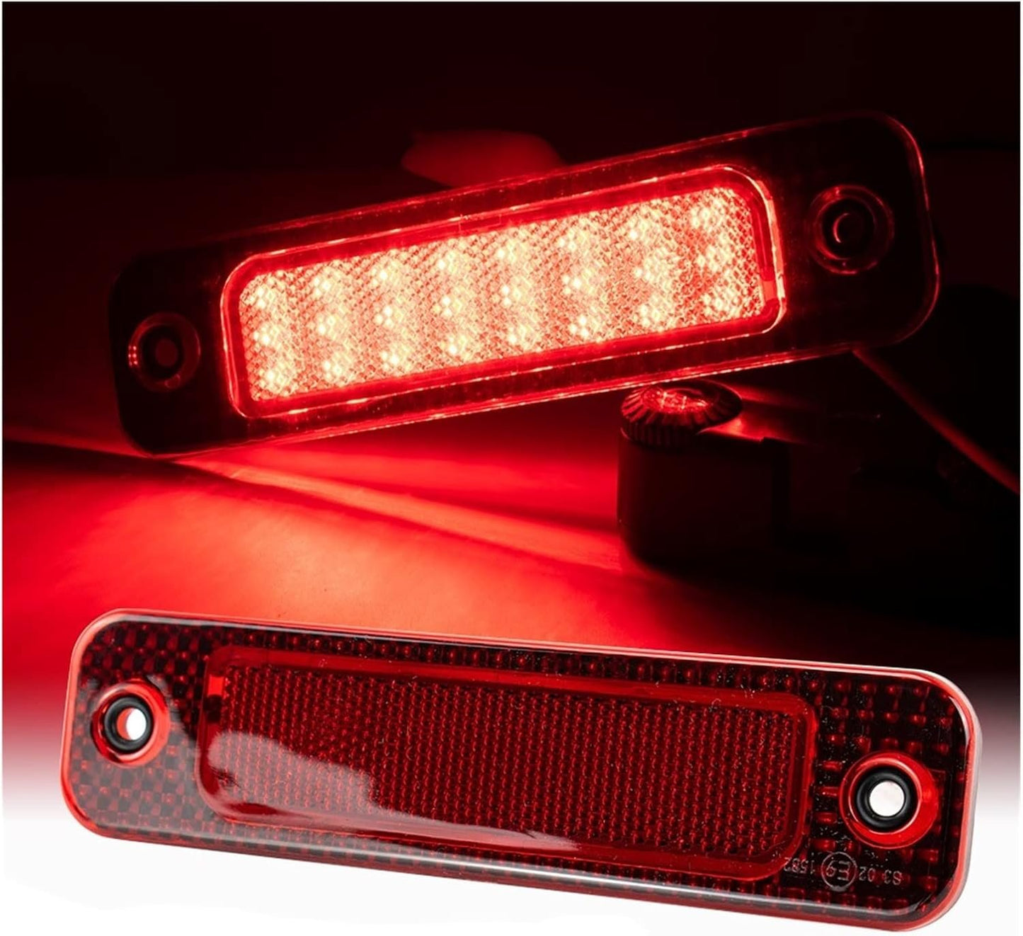 LED High Mount Stop Lamp Brake Lights Car Lighting Upgrade Tail Lights for Transit 2006-2014 5128002 / 7C16 13N408AC Stop Light/Lamp