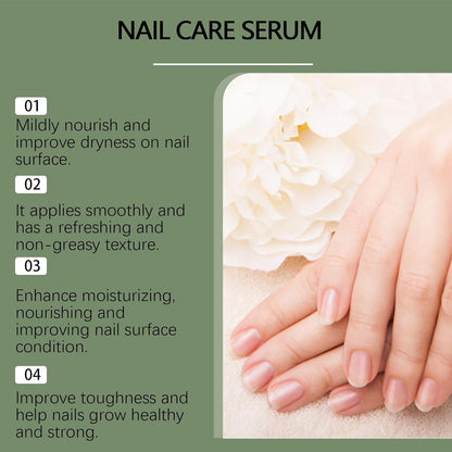 Nail Care Products, Moisturizer Growth Corrector, Quick Absorb and Effective Nail Formula, Professional Quality, Ideal for Women, Seniors, Home Use, Salon, Travel, 30ml