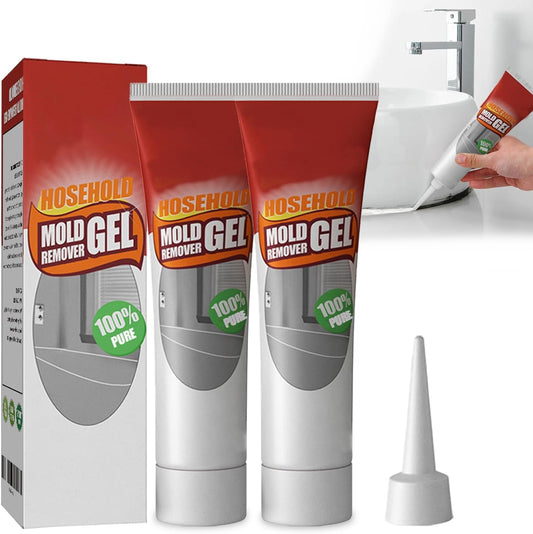 Mold Remover Gel – Powerful Mould Remover for Deep Cleaning | Mould Magic Mildew Cleaner for Bathroom, Kitchen, Tile Grout, Walls & Seals | 2-Pack Household Essential