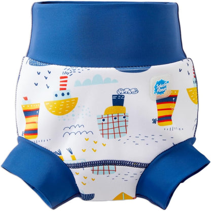 Splash About Happy Nappy Swim Diaper, Tug Boats, 6-12 Months